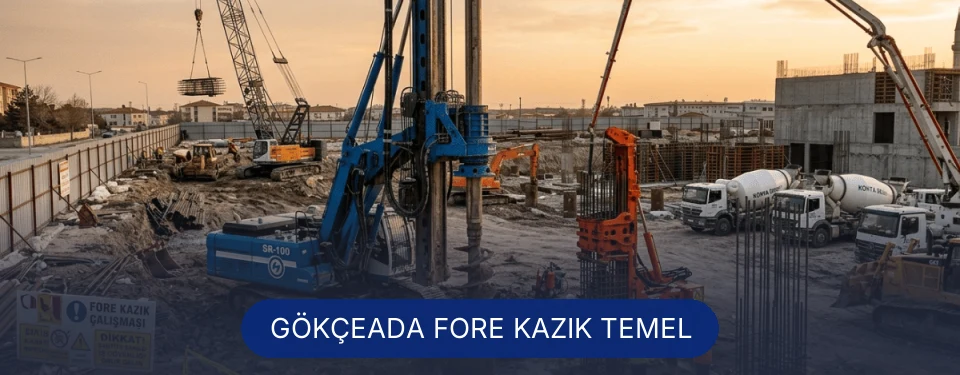Gökçeada Fore Kazık Temel