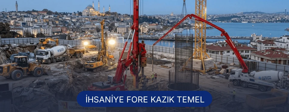 İhsaniye Fore Kazık Temel