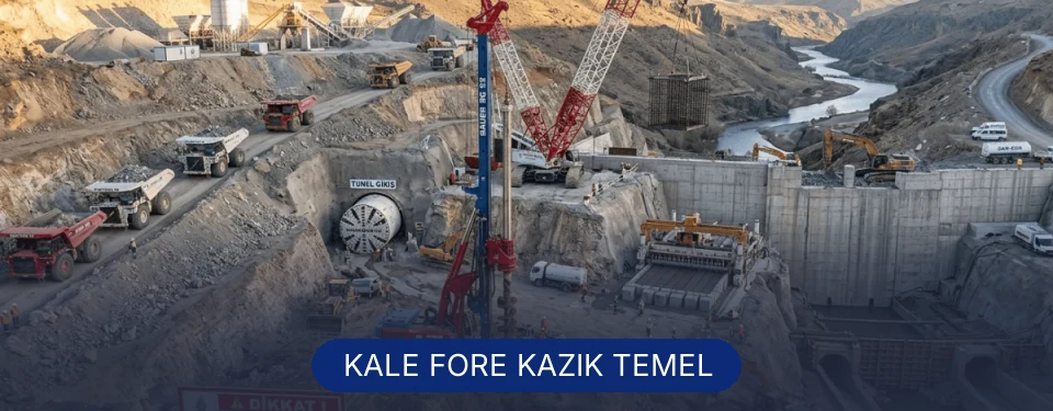 Kale Fore Kazık Temel