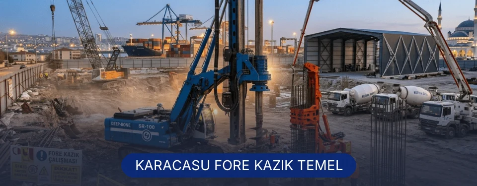 Karacasu Fore Kazık Temel