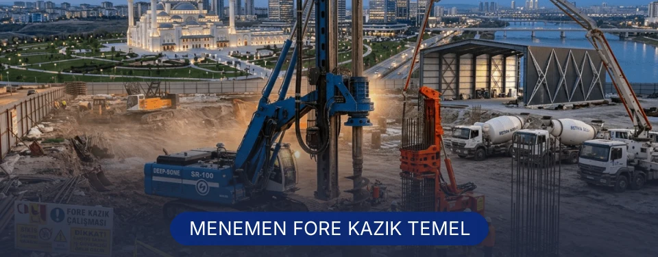 Menemen Fore Kazık Temel
