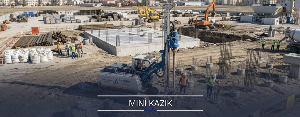 Dar Alanlarda Mini Kazık Çözümü