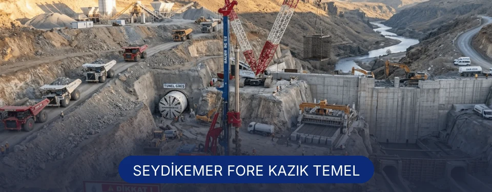 Seydikemer Fore Kazık Temel